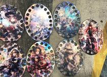 7 sets of 1 set of Ghost Cat House series 20 holes (with numbers) round wire Board cross stitch winding wire board threading