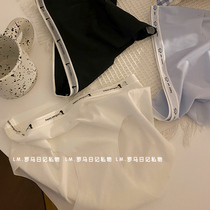 A slice of ice wire underwear cool Korean indentation summer thin teenage girls large yard lady pure triangle pants