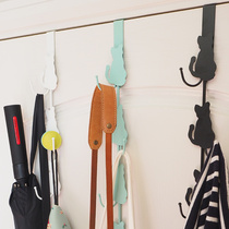 Nordic Cartoon cute kitty Kitchen Walls Untraceless Door Rear Clothing Multifunction Hooks Pins Bathroom free of punch