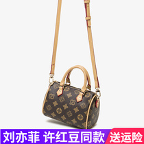Liu Yifi went to the windy place of Xu Hong bean and bag 2023 new bag mini - old flower pillow pack woman