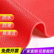 Hollowed-out waterproof ground mat toilet anti-slip foot footrest Toilet Kitchen Bathroom plastic PVC Slip Mat Bathroom