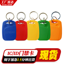 1 IC keychain induction ID access card parking card manufacturers custom M1 keychain card IC keychain card