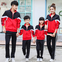 Four Seasons Childrens Table Tennis Clothing Set Mens and Womens Long Sleeve Pants Training Competition Sports School Class Clothes