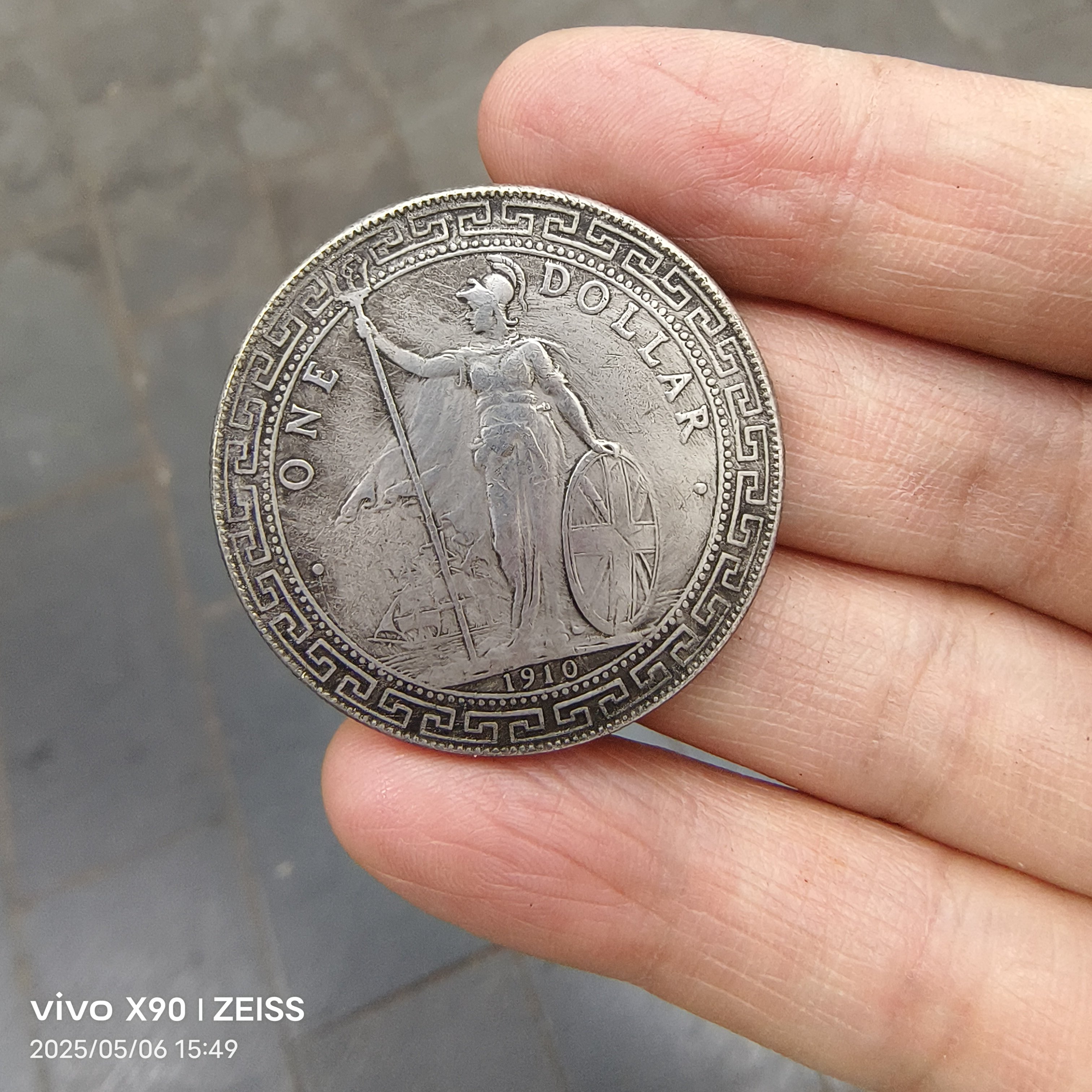 旧貨幣 　古銭 未鑑定 銀貨 香港站洋外国站人(04) 银元站洋-银元站洋促销价格、银元站洋品牌- 淘宝