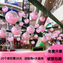 Shop Placement Ceiling Decoration Pendant Transparent Ball Pendant Ball Ceiling Decoration Pendant Ball Acrylic Ball Pendant Accessories Hanging Accessories