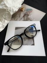 CBENJO (simple black frame) LUTTO High Street plain square plate glasses frame can be equipped with myopia anti-blue light