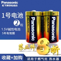 Panasonic No. 1 large D type alkaline battery 1 5V gas stove LR20 gas stove water heater flashlight toy dry battery 2 natural gas liquefied gas stove special Wholesale