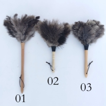 Feather duster household cleaning tools do not lose hair car living room bookshelf dust ostrich feather duster