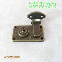 Retro suitcase antique box wooden box storage box storage box box box box toolbox lock button edge buckle buckle buckle