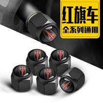 Hongqi H5 tire valve cap H7 HS7 HS5 H9 modified car anti-theft valve cap air nozzle cover