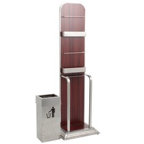 Hotel lobby luxury book rack company information brief presentation table book vertical atlas exhibition rack