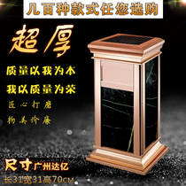 Imitation marble trash can with ashtray box peel box Vertical hotel elevator mouth tube high-end cigarette butt bucket