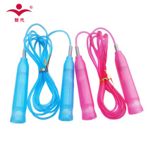 Adjustable spring skipping rope for primary school physical education exams Childrens short rope elastic pp wear-resistant plastic adult rope