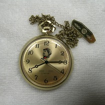 90s out of stock New Shanghai stopwatch Factory Qianqian Brand mechanical pocket watch commemorates the great Chairman Mao