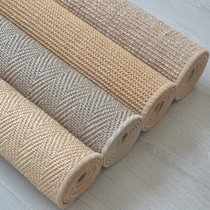 Sword Hemp Carpet Living Room Tea Table Day Style Grass Woven Linen Nordic Woven Cotton Linen Juku Tea Room Mat full-laid customization