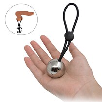 New Metal Ball Cock Ring Penis Heavy Weight Hanger Stretcher