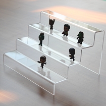 Acrylic ladder booth animation hand-held display stand Multi-layer model decoration display stand doll booth perfume display stand