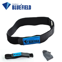 Blue field Velcro strapping strap tent strap duffel bag hiking bag packing strap 2 strips
