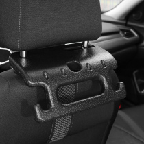 Car Hanger Seat With Backrest Safety Armrests Multifunction Creative Car Hook Debris Hook Vehicle Hook For Car Hook