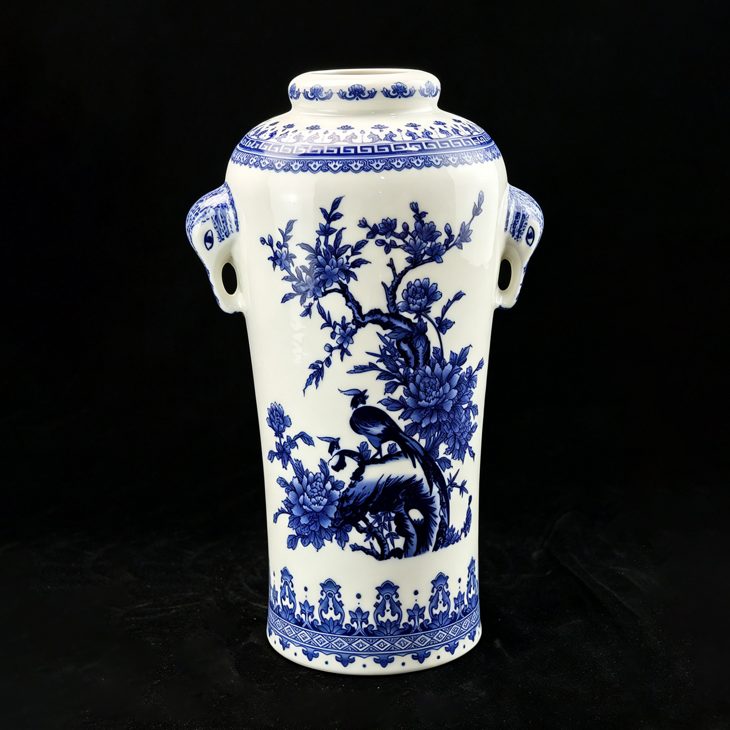 双耳青花瓷花瓶-双耳青花瓷花瓶促销价格、双耳青花瓷花瓶品牌- 淘宝