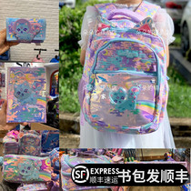 Australian smiggle bag new space cat childrens large capacity decompression backpack student backpack
