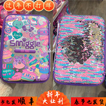 Spot Australian smiggle Pencil Case Limited Student Large Capacity Pencil Case Girl Pencil Bag Storage Gift