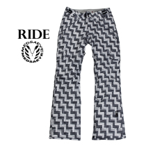 MEDSAEYE RIDE black and white womens cotton snowboard pants M