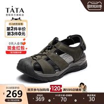 Tata he she 2021 summer leisure comfort sandals mens sandals ins tide wear new 27B12BL1
