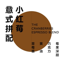 Blue Orange Cranberry Boutique Italian Concentrated Blend Coffee Beans Freshly Baked Italian American Latte 450g