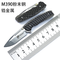 Express knife key knife Kevin M390 knife outdoor knife tritium gas knife fruit knife portable portable folding knife knife