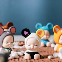 Cute on-board incense Sleep Baby Car Pendulum goddess In-car Decorations Nets red tides Fragrant Stones