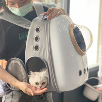 Cat Bag Out of Portable Pet Backpack Space Bag Cat Bag Cabin Kitty Bag Cat cage Twin Shoulder Dog Bag out of the bag