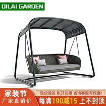 Balcony Hanging Mesh Red Hanging Basket Double Outdoor Autumn Thousands Rocking Chair Patio Villa Vines choreography Harmchair Home Leisure