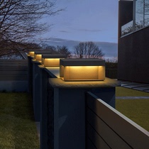 Light Tasting Solar Column Head Lamp Outdoor Waterproof Courtyard Lamp Villa Grass Terrace Lamp Gate Pillar Lamp Wall Column Lamp