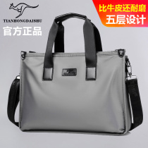 Men Handbag Casual Mens Bag Single Shoulder Bag Inclined Satchel Large Capacity Canvas Oxford B Briefe Boy Business