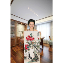 Dong Qings Three-ruler Hand-painted National Painting of the Flower Bird Boutique Chunyuns Spring Festival Office Decorative Name of the Peoples Calligraphy And Painting