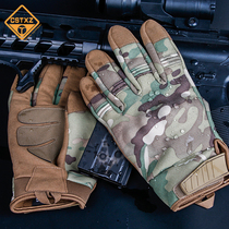 Outdoor Tactical Gloves Male Motorcycle Spring Autumn Season Soft Shell Windproof Splash Water touch-screen riding Army meme Sport