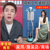Li Jiaqi hanging ironing machine household shopping mall clothing store high-power double pole vertical ironing