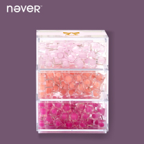 never pushpin painting creative cork board nails plastic I-shaped nails color transparent photo wall 240 pcs