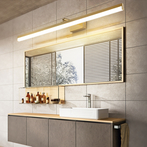 Modern light luxury all copper led toilet mirror headlight vanity mirror cabinet wall light Nordic simple creative bathroom lamps