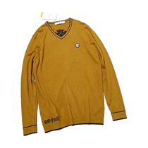 A13 domestic original single counter long sleeve V neck jacquard letter pattern sweater mens sweater mens cardigan men