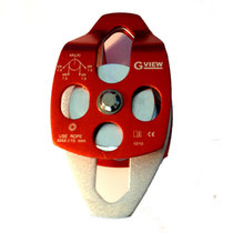 GVIEW TITAN Ⅱ P150 swing side panel parallel large double pulley rock climbing rescue