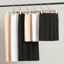 Spring modal petticoat skirt Anti-light anti-transparent lining skirt Base skirt Hip wild A-word short skirt Womens summer