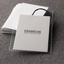 High-grade tag production printing trademark tag custom-made high-grade clothing tag custom spot bag tag
