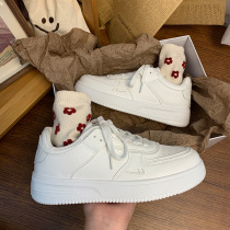 Huili Classic White Shoes Womens Air Force One Korean version of Joker thick-soled shoes ins tide casual sneakers breathable
