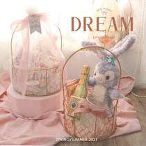 Girlfriend hand gift female bridesmaid wedding practical companion gift box empty box high-end wedding full moon box