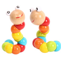 Childrens twister caterpillar toy practice finger flexibility Baby 3-6-12 months kindergarten early education benefit
