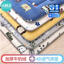 Childrens mattress winter baby kindergarten nap mattress special addition velvet stitching mattress pad is customized