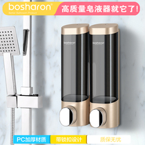 Hotel bathroom shower gel manual Press bottle wall-mounted liquid non-perforated bottle soap dispenser household hand sanitizer