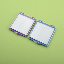 Needle storage square box cosmetic mirror soft magnet needle suction box beads easy to carry household sewing tools